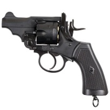 Webley MKVI 455 Service Revolver Black 2.5" .177